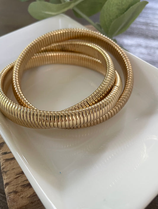 Twist Bangle Bracelet