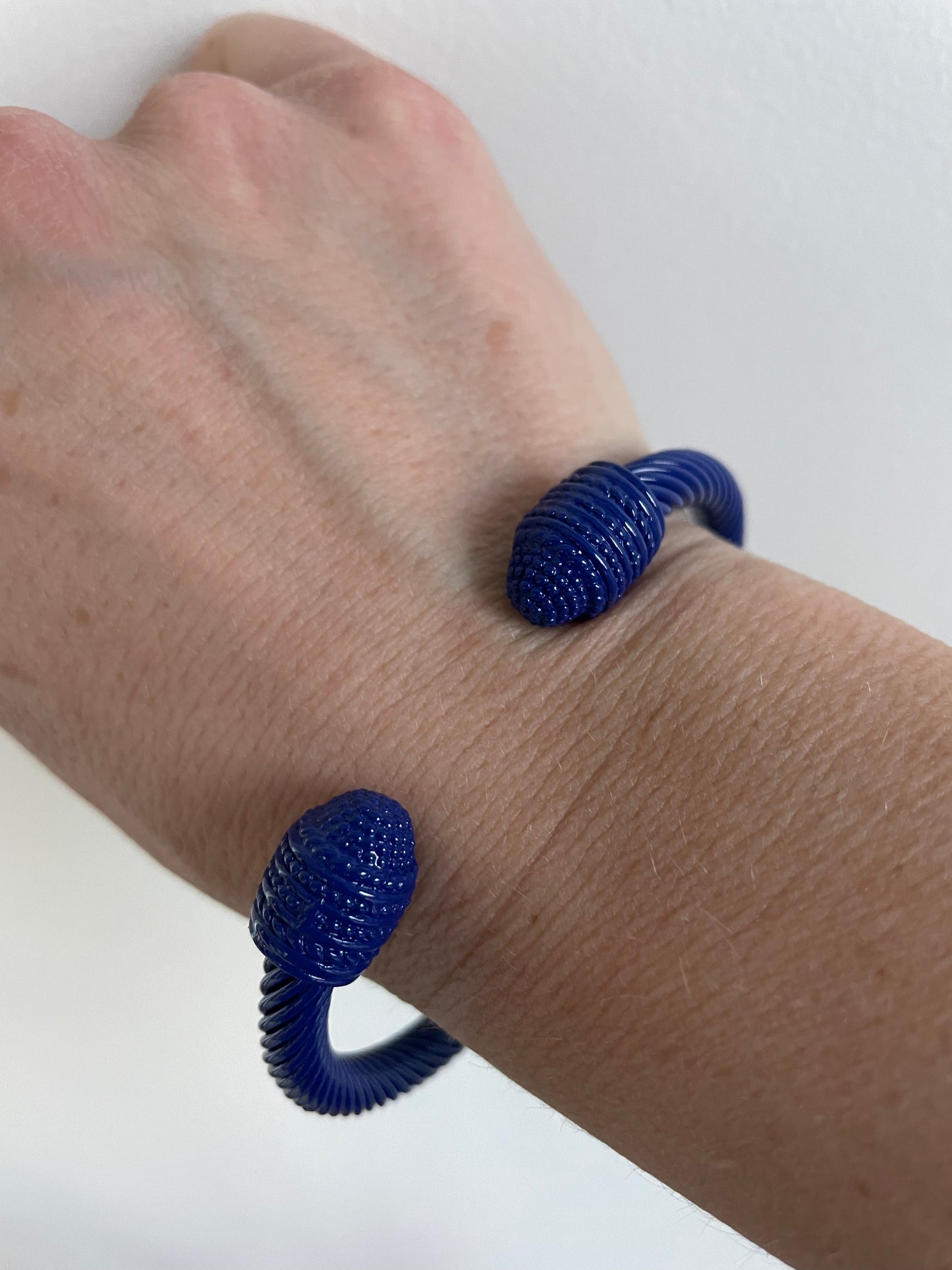 Navy Twist Cuff