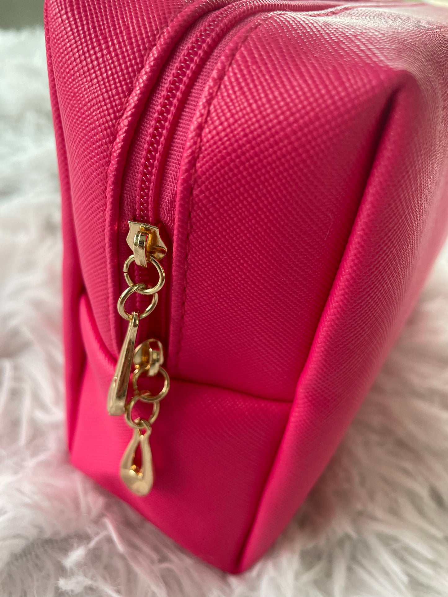 Hot Pink Cosmetic Bag 🎀