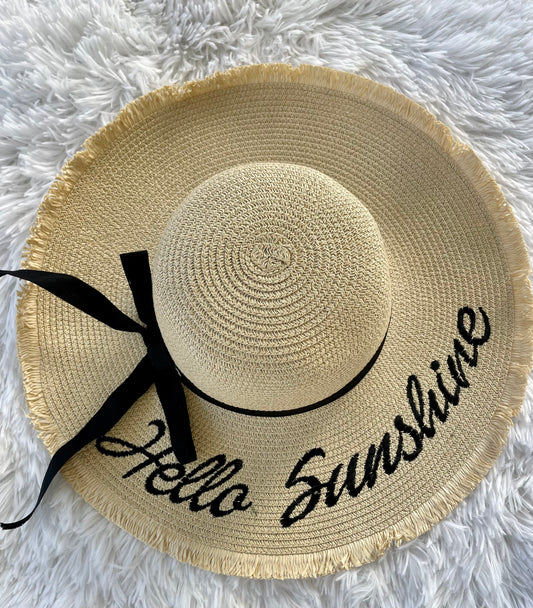 “Hello Sunshine” Straw Hat