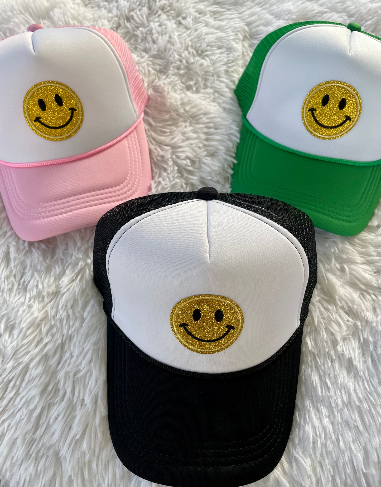 Green Smile Trucker Hat