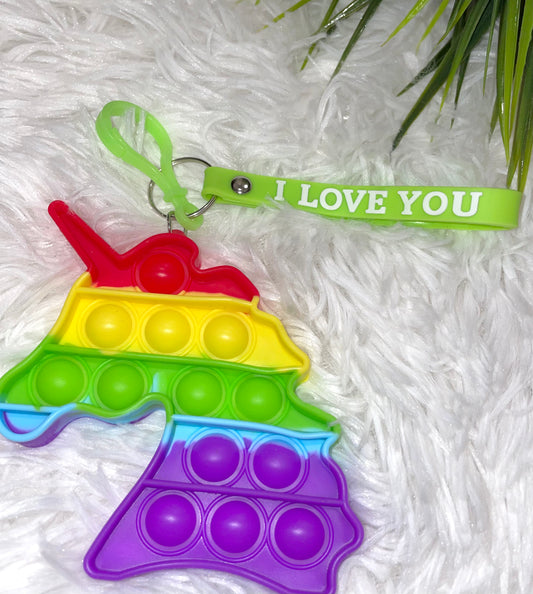 Unicorn Love Key Chain