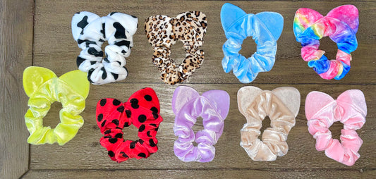 Cat Ear Scrunchies