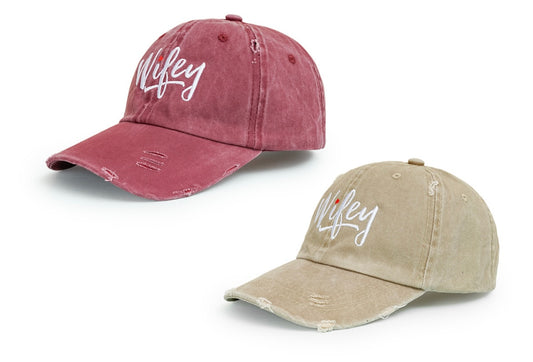 Wifey Distressed Baseball Hat