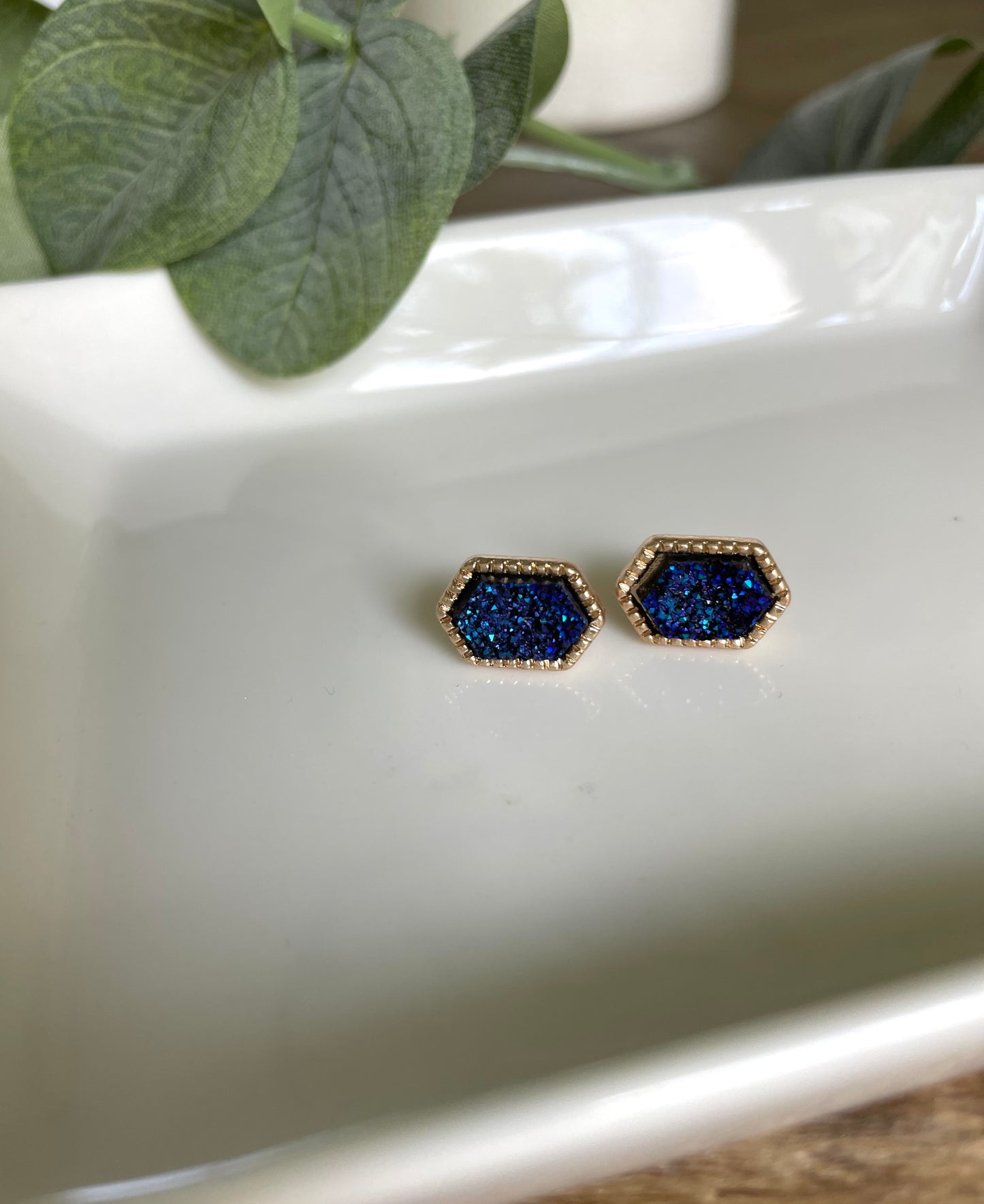 Navy Relic Studs