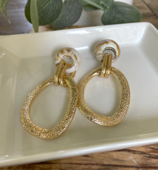 Resin Buckle Earrings