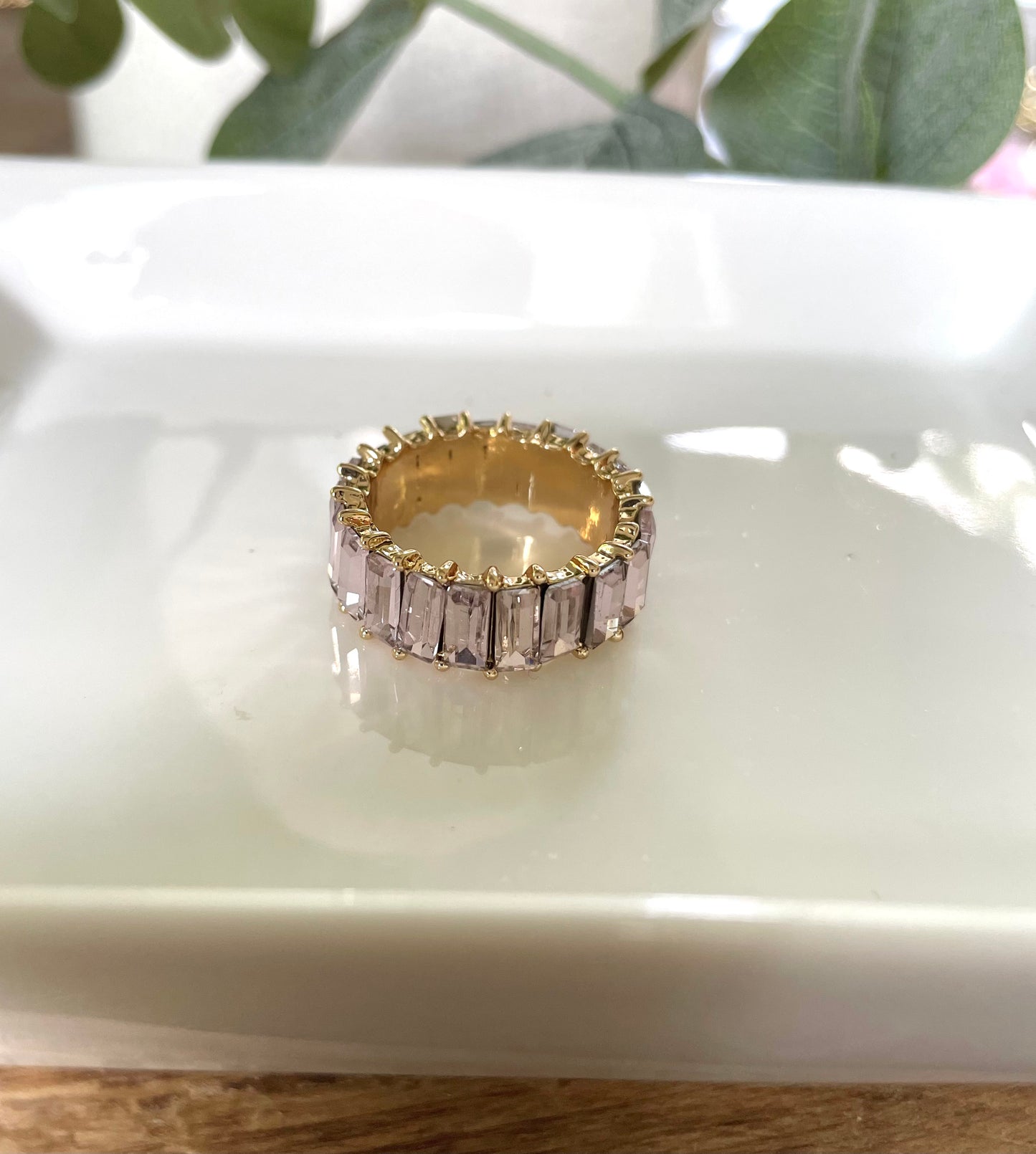 Blush Rhinstone Ring