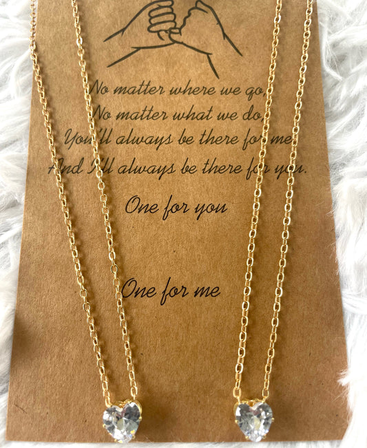 One For You, One For Me Necklaces