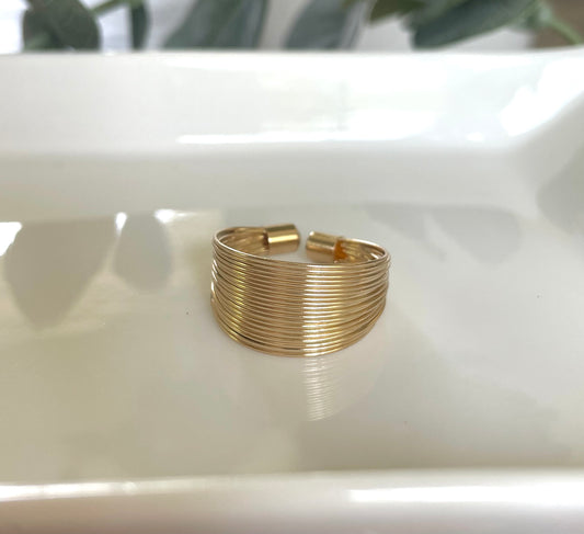 Gold Wire Ring