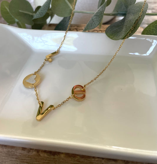 Love Necklace-Gold