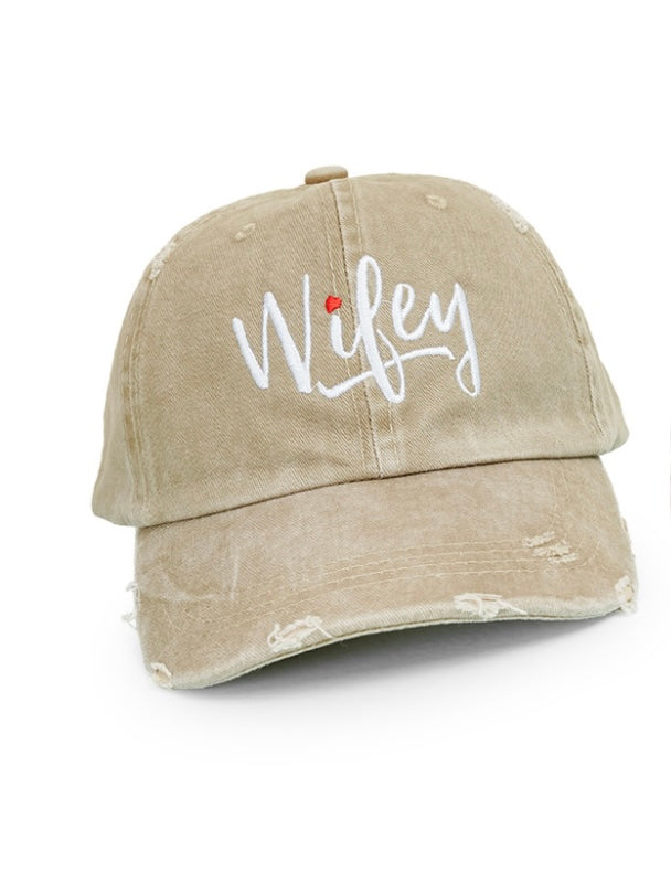 Wifey Distressed Baseball Hat