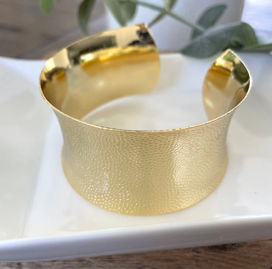 Gold Statement Cuff