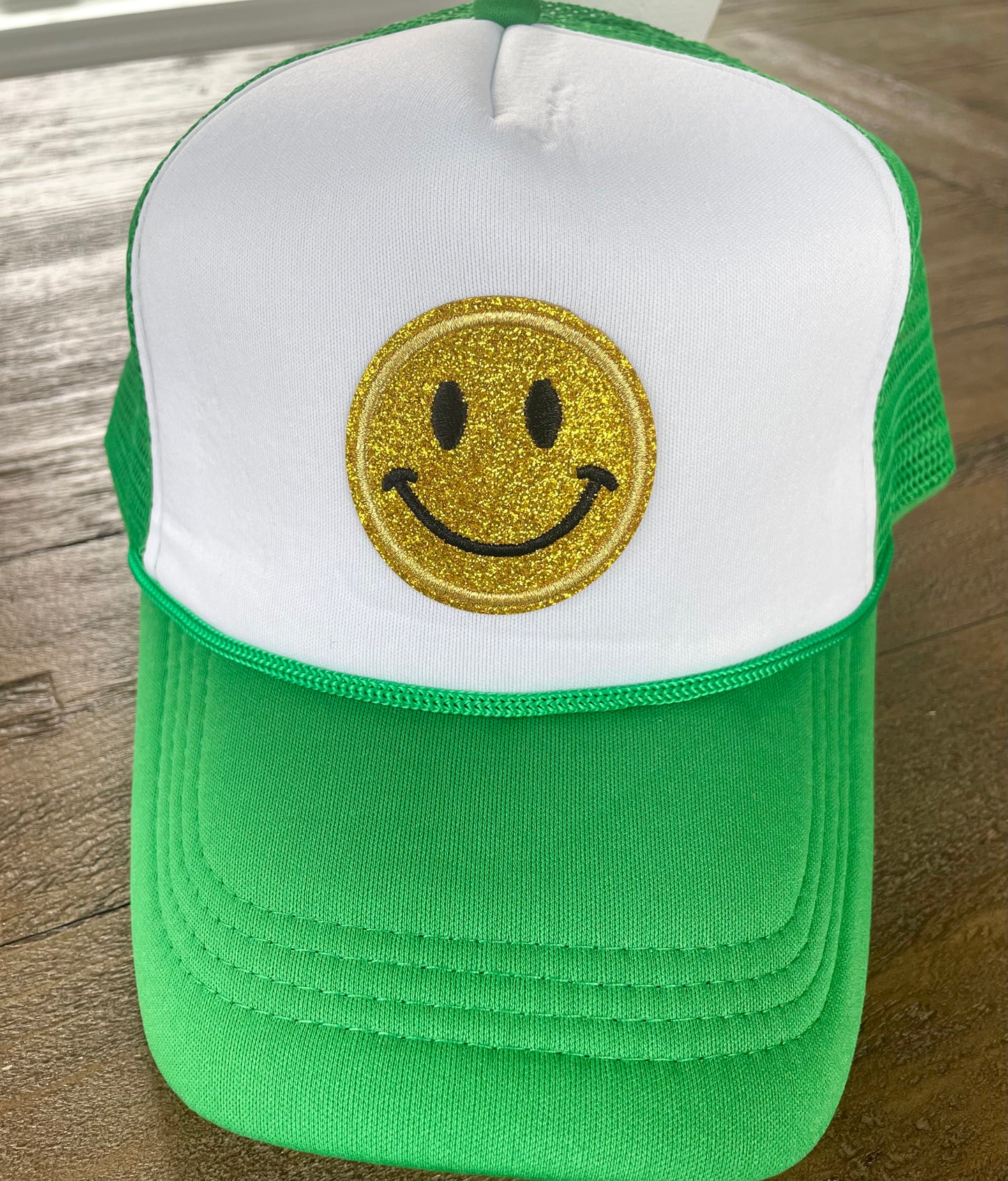 Green Smile Trucker Hat