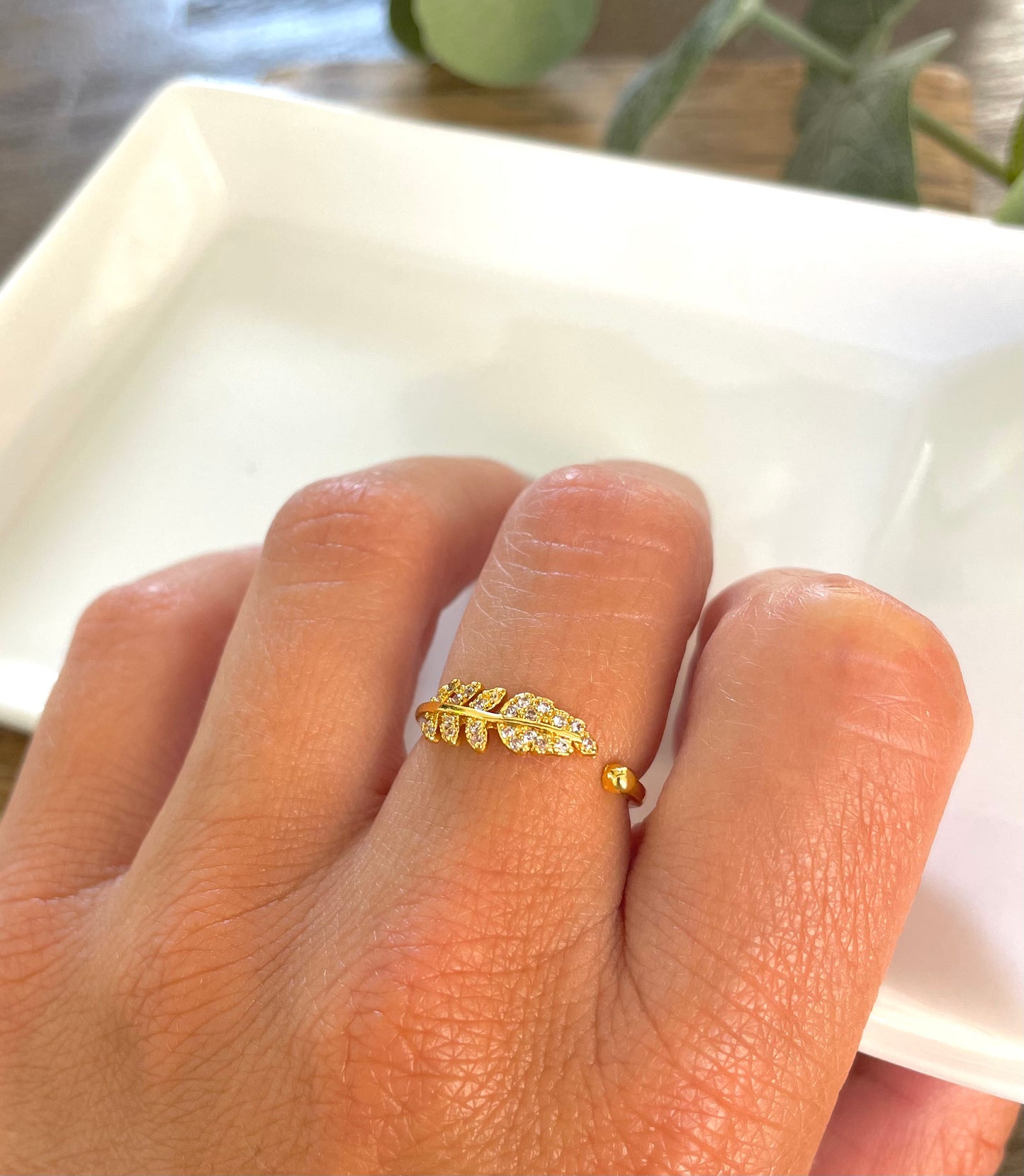 Leaf Branch Ring