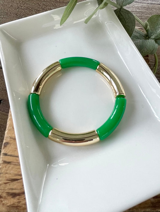 Green & Gold Bracelet