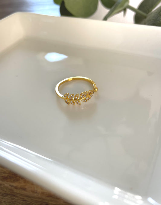 Leaf Branch Ring